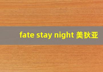 fate stay night 美狄亚